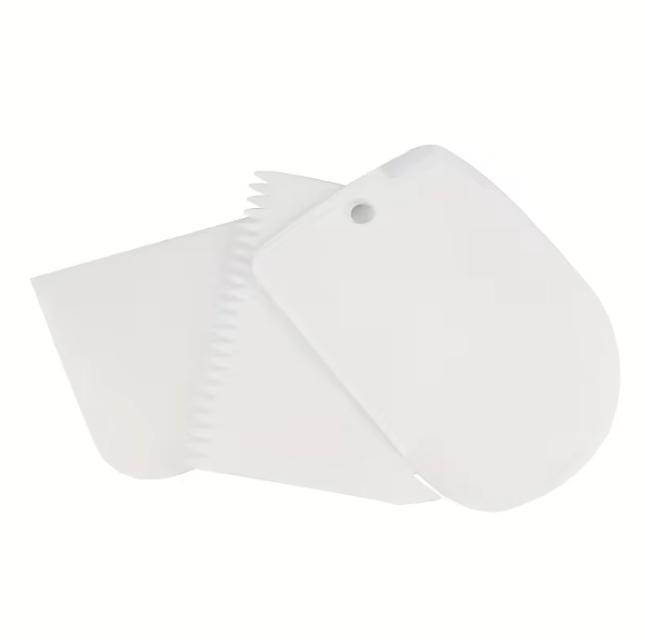 Kit raspador de creme de bolo