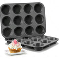 Molde de Silicone para 12 Cupcakes e Muffins